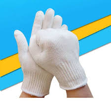 Cotton and texture gloves